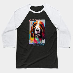 Vasset Hound Dog Pet Cute Adorable Animal Compagnon Baseball T-Shirt